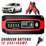 Chargeur de batterie voiture automatique intelligent 12-12v.10Amp – شاحن بطارية للسيارات