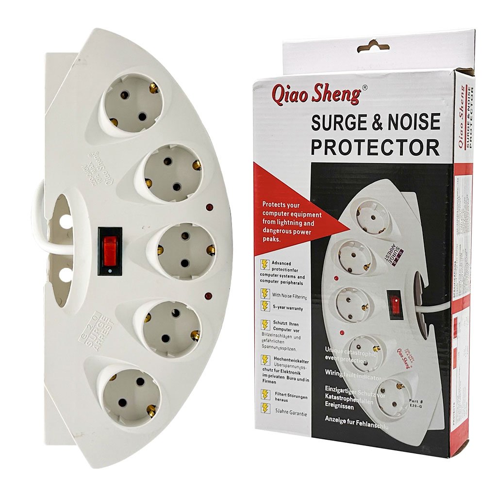 Ralonge-surge-cnc-2.jpg Rallonge Multiprise Protecteur - 5 Prises - الصورة 1