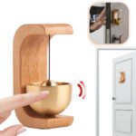 Sonnette de porte vintage style japonais en bois – جرس باب بتصميم أنيق