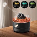 Humidificateur d’arôme à canon avec lumières LED colorées – معطر جو يضفي ديكور رائع في منزلك