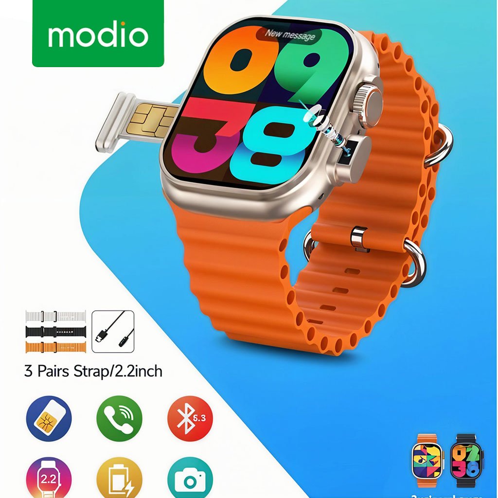 SM03-cnc-1.jpg Smartwatch Modio SM03 avec prise en charge de la carte SIM et appareil photo intégré – ساعة ذكية تدعم شريحة الإتصال - الصورة 1