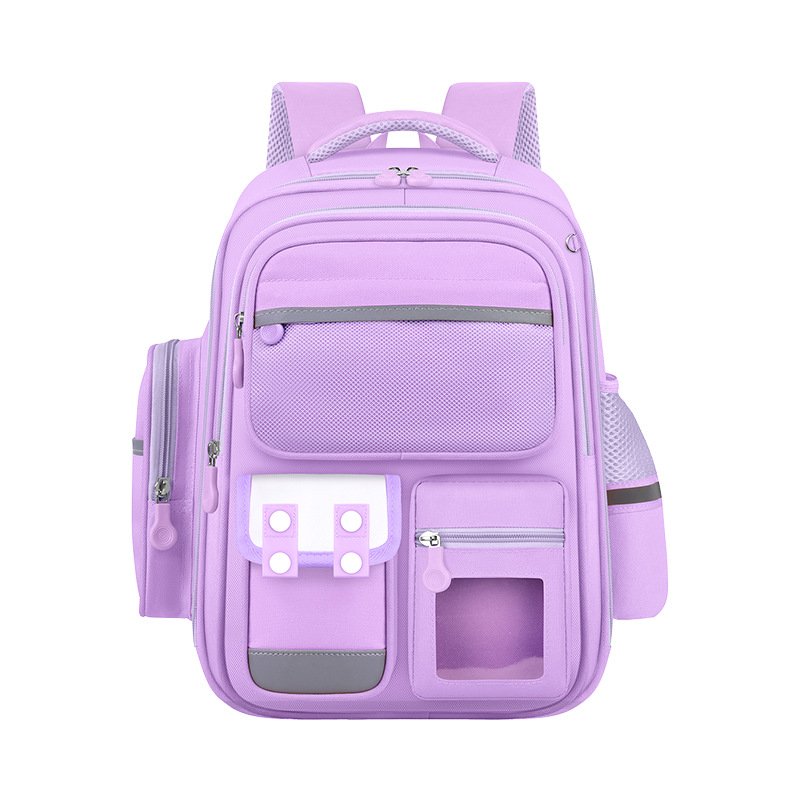 Sac-Chinois-V14-12-1.jpg Sac à Dos Enfant pour École primaire de Haute Qualité Mauve – حقيبة ظهر مدرسية للأطفال بنفسجي - الصورة 1