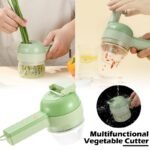 Set de coupe-légumes électrique portable 4 en 1 Chargement USB