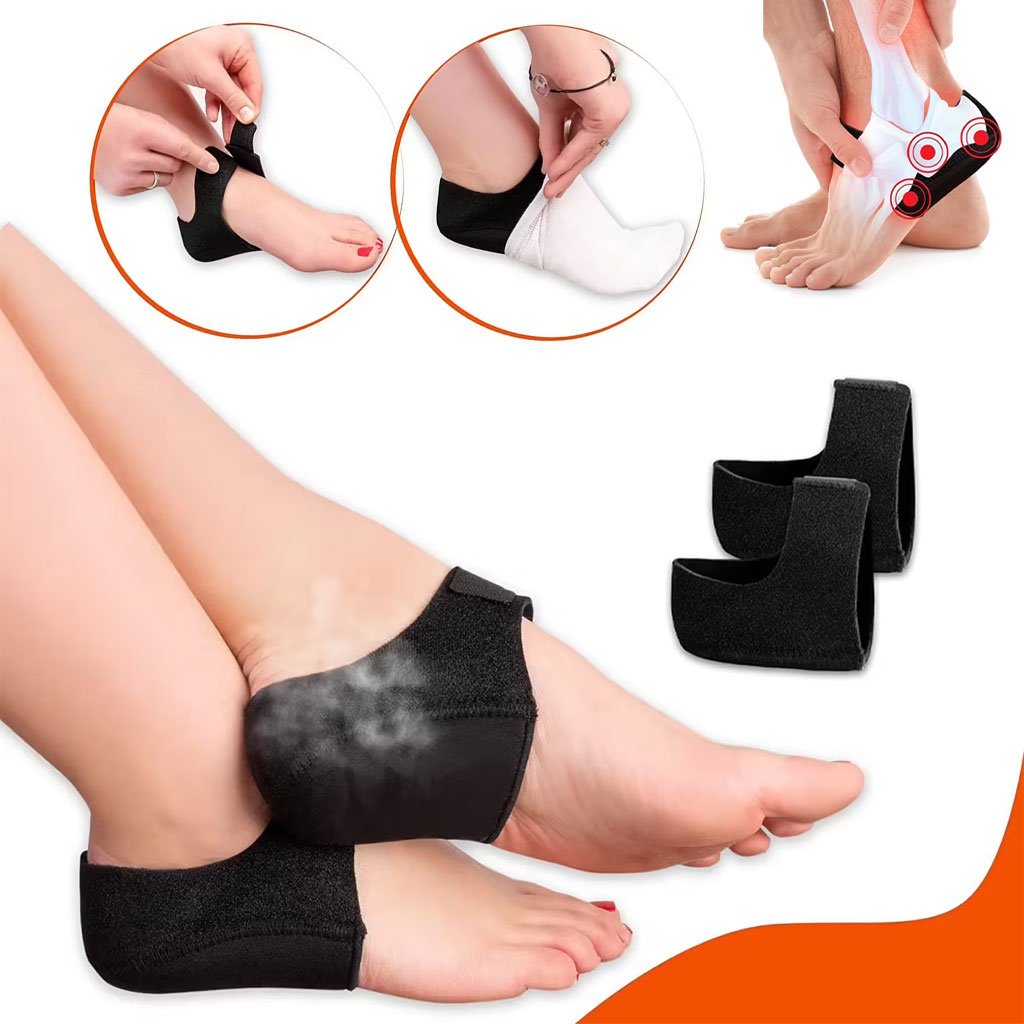 Silicone-Heel-cnc-1-1.jpg Protège Talon en Silicone Anti-douleur pour Homme et Femme - الصورة 1