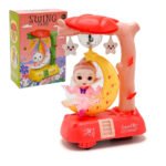 Poupée Musicale Balançante avec Lune Rotative