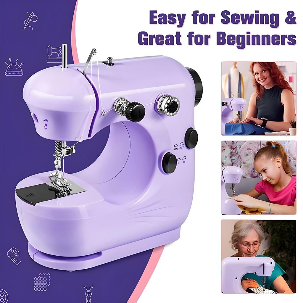 Swing-machine-mauve-cnc-4.jpg Machine à coudre électrique portable et légère JYSM-301 – آلة خياطة - الصورة 1