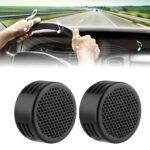 Haut-parleur tweeter noir pour voiture 12 V 500 W