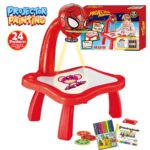 Table à dessin avec projecteur 24 images différentes – Planche à dessin -rouge