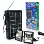 🔆 طقم الطاقة الشمسية المنزلي – إضاءة قوية + شحن USB
