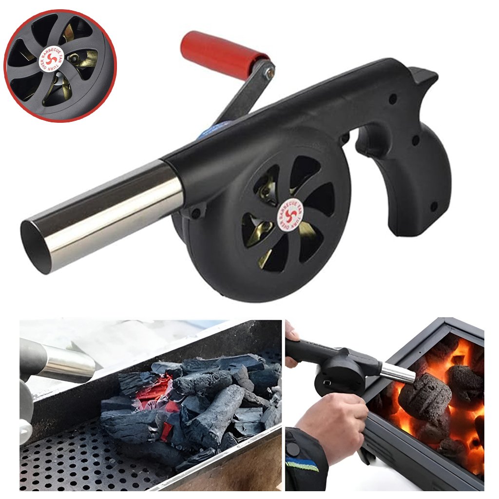 ccc-2.jpg Souffleur d'air manuel pour feu de camp barbecue à manivelle - الصورة 1