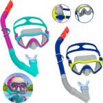Bestway Masque et Tuba Crusader pour Jeunes Enfants à partir de 7 Ans 24025