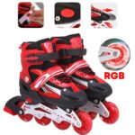 les rouleurs Alignées Confortables pour Enfants avec des roues RGB pointure de 35-38 / 38-42 / 30-32
