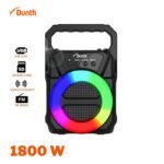 Ampli haut parleur sans fil à batterie rechargeable, Bluetooth 1800W DUNTH DU-SP123