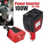 Convertisseur de tension automatique pour voitures 100W DC 12V à AC 220V – محول تيار الكهربائي