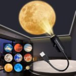 Projecteur de De La Terre Lunaire USB avec 3 disques