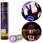 Glow Sticks Bulk Party Favors 50pcs 8inch Party Time - أساور مضيئة للحفلات