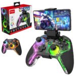 Manette de jeu sans fil IPEGA PG-9666TH avec poignets lumineux RGB - يد تحكم لاسلكية