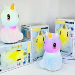 Haut-parleur sans fil de dessin animé licorne avec microphone karaoké LS-10BM - مكبر صوت مع ميكروفون لاسلكي مدمج