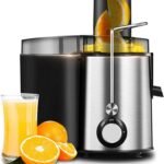 Multismart Extracteur de jus électrique 250 W à 2 vitesses pour fruits et légumes - عصارة فواكه